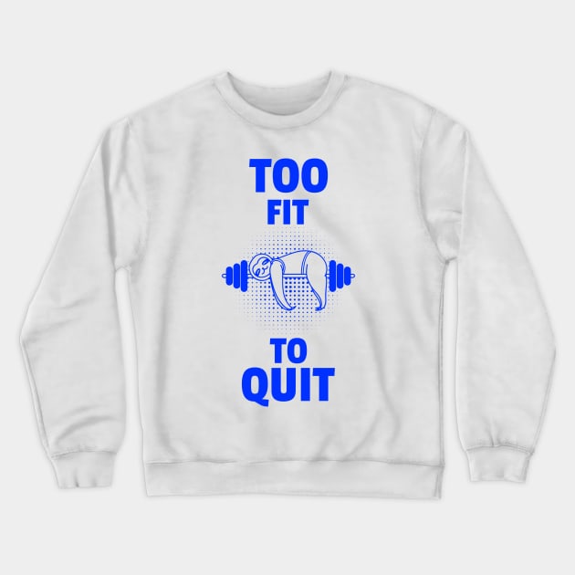 Funny gym workout motivation design Crewneck Sweatshirt by MoodsFree